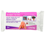 Sculpey Polyform Model Air Dry Clay Terracotta 1kg