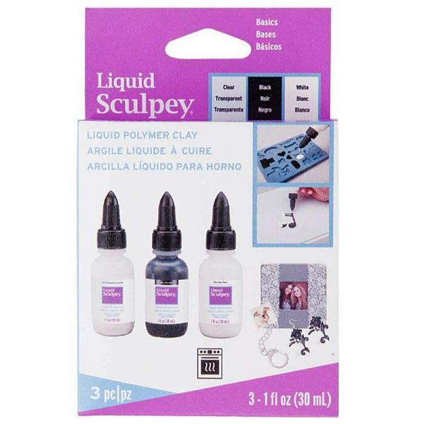 Sculpey Liquid Bakeable Clay 30ml Set 3