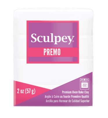 Sculpey Premo Polymer Clay White 57g
