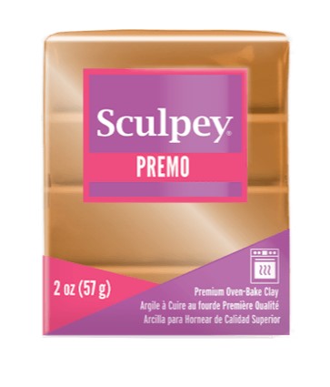 Sculpey Premo Polymer Clay Gold 57g