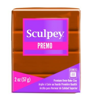 Sculpey Premo Polymer Clay Raw Sienna 57g
