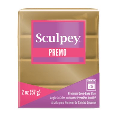 Sculpey Premo Polymer Clay Antique Gold 57g