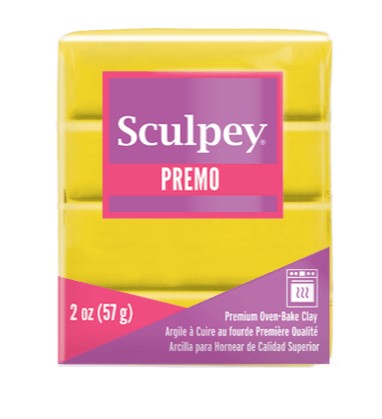 Sculpey Premo Polymer Clay Cadmium Yellow Hue 57g
