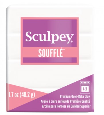 Sculpey Souffle Polymer Clay Igloo White 48g