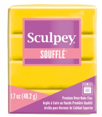 Sculpey Souffle Polymer Clay Canary Yellow 48g