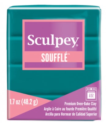 Sculpey Souffle Polymer Clay Sea Glass 48g