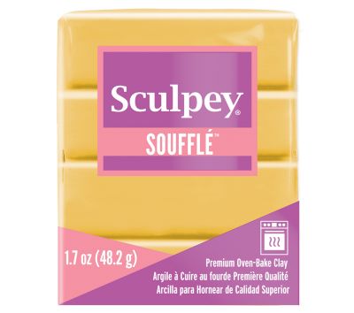 Sculpey Souffle Polymer Clay Yellow Ochre 48g
