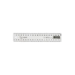 Taurus Plastic Ruler Clear 260mm