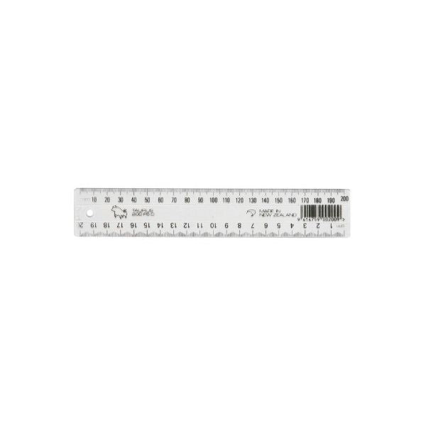 Taurus Plastic Ruler Clear 260mm
