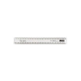 Taurus Plastic Ruler Clear 300mm
