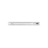 Taurus Plastic Ruler Clear 400mm