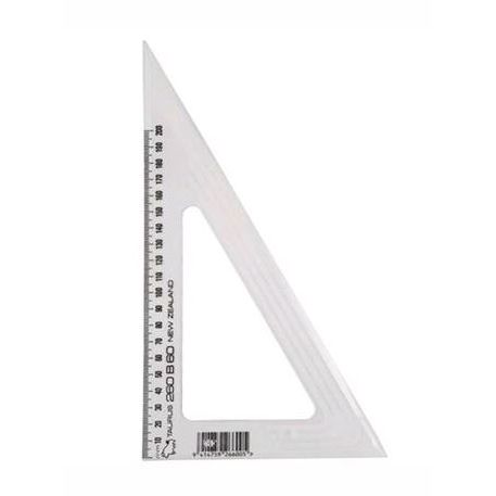 Taurus Set Square Bevelled 60 Degrees 260mm