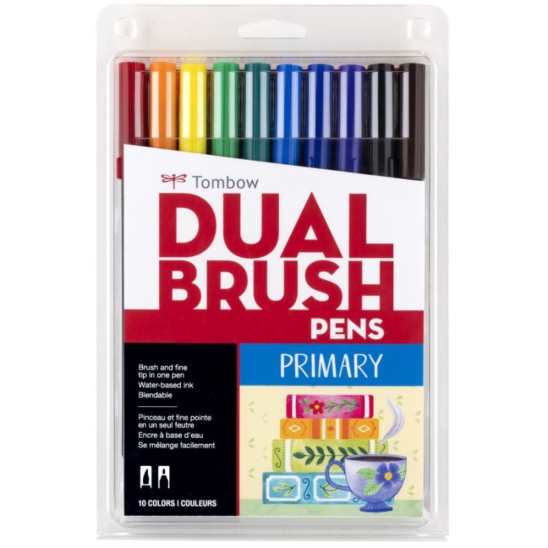 Tombow ABT Brush Marker Primary Set 10 SET