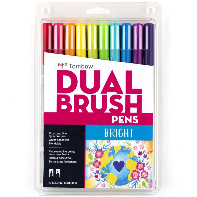 Tombow ABT Brush Marker Brights Set 10 SET
