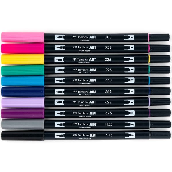 Tombow ABT Brush Marker Galaxy Set 10