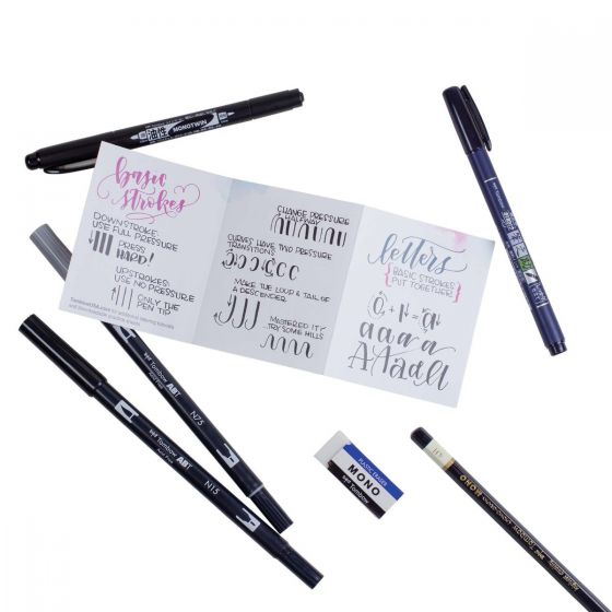 Tombow ABT Brush Marker Beginner Lettering Set SET