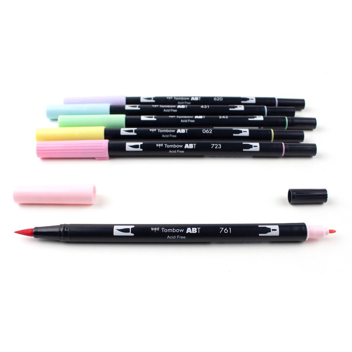 Tombow ABT Brush Marker Pastels Set 6