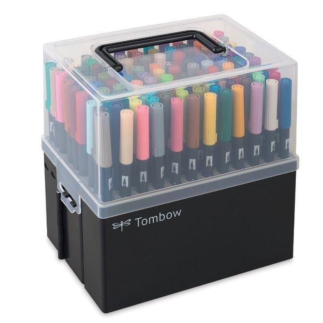 Tombow ABT Brush Marker Carry Box 108 Set SET