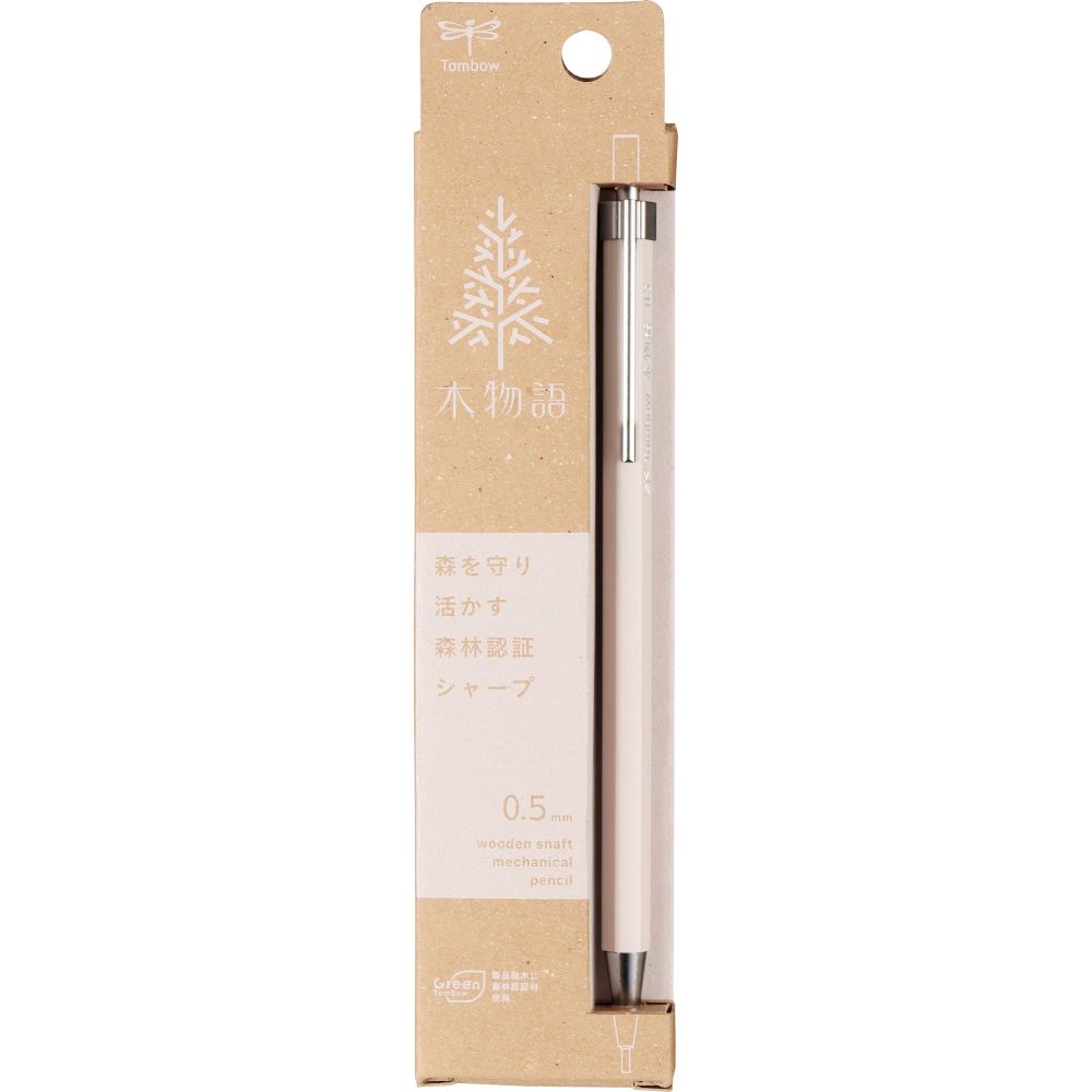 TOMBOW KI-MONOGATARI MECHANICAL PENCIL WHITE