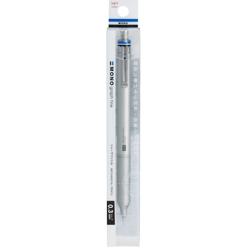 TOMBOW MONOGRAPH MECHANICAL PENCIL SILVER