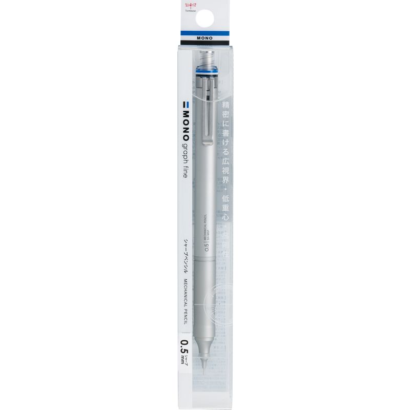 Tombow Monogrpah Mechanical Pencil Silver 0.5mm