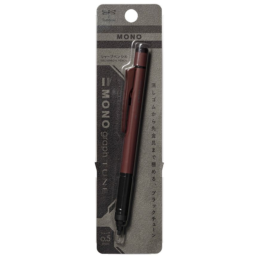 TOMBOW MONOGRAPH TUNE MECHANICAL PENCIL RED UNIT / 0.5MM