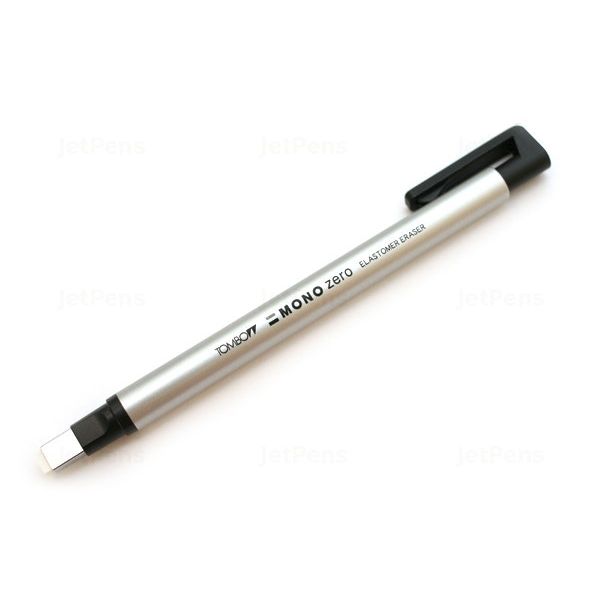 Tombow Mono Zero Eraser Pen Silver