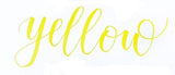 Tombow Fudenosuke Brush Pen Hard Yellow