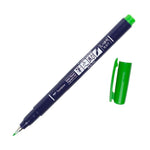 TOMBOW FUDENOSUKE BRUSH PEN HARD GREEN