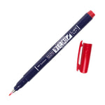TOMBOW FUDENOSUKE BRUSH PEN HARD RED