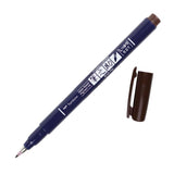 Tombow Fudenosuke Brush Pen Hard Brown