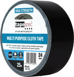 TapeSpec Multi-Purpose Cloth Tape Black