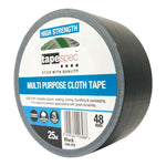 TapeSpec Multi-Purpose Cloth Tape Black
