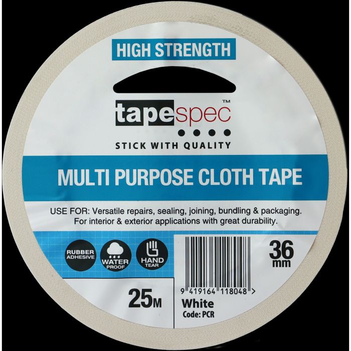 TapeSpec Multi-Purpose Cloth Tape White