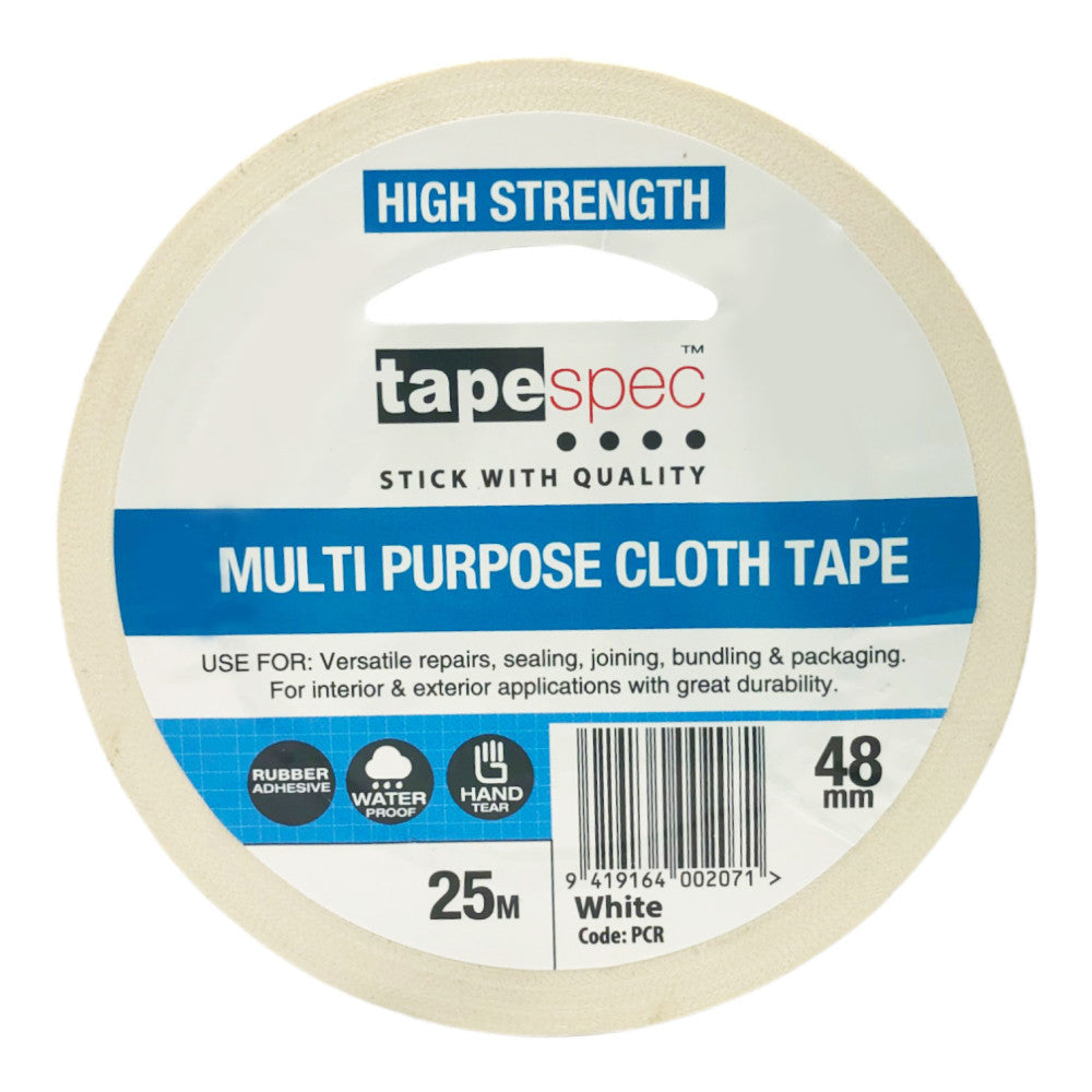 TapeSpec Multi-Purpose Cloth Tape White