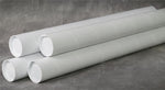 Mailing Tube With End Caps White 76x900mm
