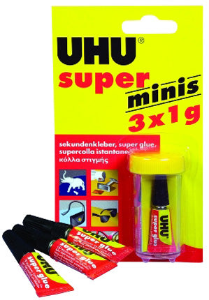 UHU Super Glue Minis Packet 3
