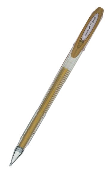 Uni Uni-Ball Signo Rollerball Gel Pen Gold 0.7mm