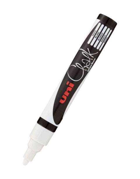 Uni Chalk Marker White 1.8-2.5mm