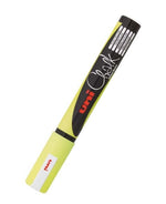 Uni Chalk Marker Fluoro Yellow 1.8-2.5mm