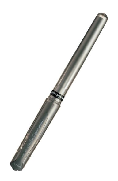 Uni Uni-Ball Signo Rollerball Gel Pen  Metallic Silver 1mm