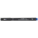 Uni Pin Fineline Permanent Pen Blue 0.4mm