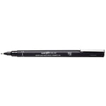 Product image for Uni Pin Fineline Permanent Pen Black