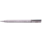Uni Pin Fineline Permanent Pen Light Grey Brush Tip