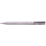 Uni Pin Fineline Permanent Pen Light Grey Brush Tip