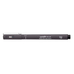 Uni Pin Fineline Permanent Pen Dark Grey 0.1mm