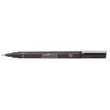 Uni Pin Fineline Permanent Pen Dark Grey 0.5mm