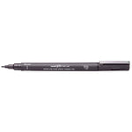 Uni Pin Fineline Permanent Pen Dark Grey Brush Tip