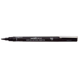 Product image for Uni Pin Fineline Permanent Pen Black