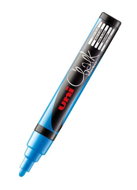 Uni Chalk Marker Light Blue 1.8-2.5mm